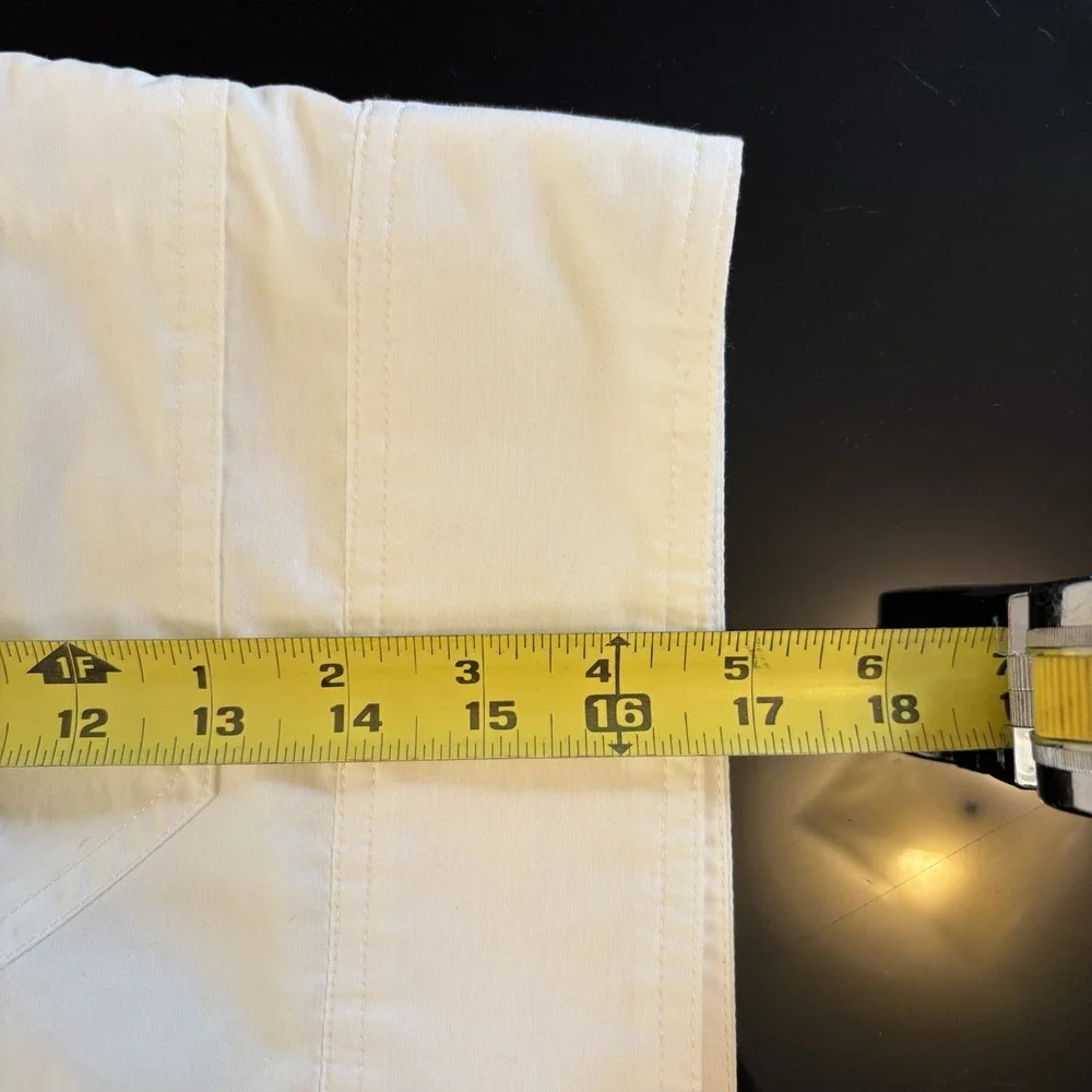 Atelier Unttld Skirt Mini 8 White Cotton Blend Designer Quiet Luxury‎ Coastal